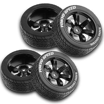 1/10 RC ホイール Amazon | Chanmoo 1/10 RC オンロードタイヤとプラスチック